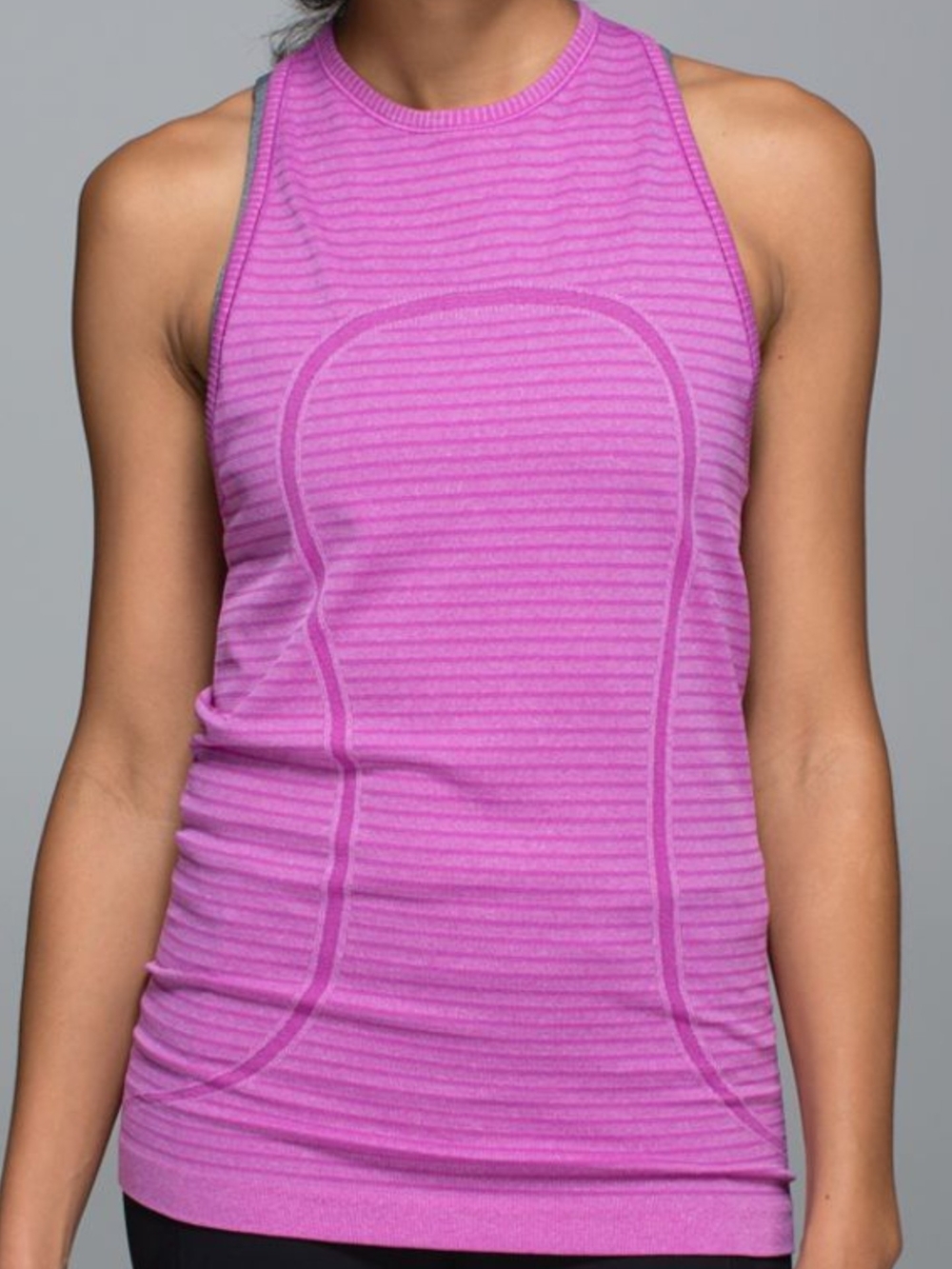 lululemon athletica Ribbed Racerback Tank - Bright Magenta
